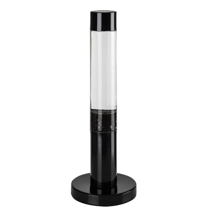 Rabalux LED lava lamp, 25W, 3000 K, black wax, Lavastic