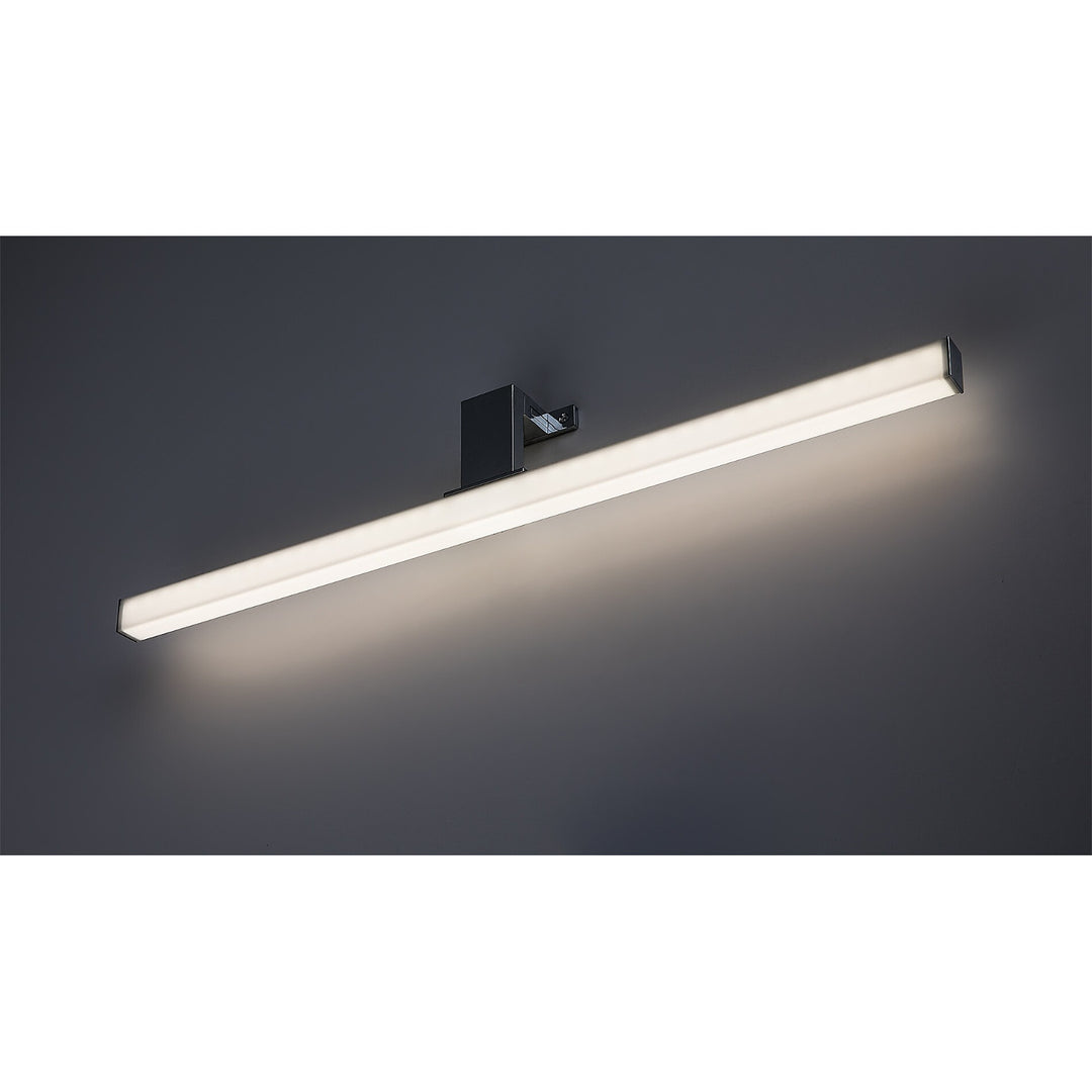 Rabalux bathroom light, 9W, natural white 4000K, IP44, chrome, Oliro