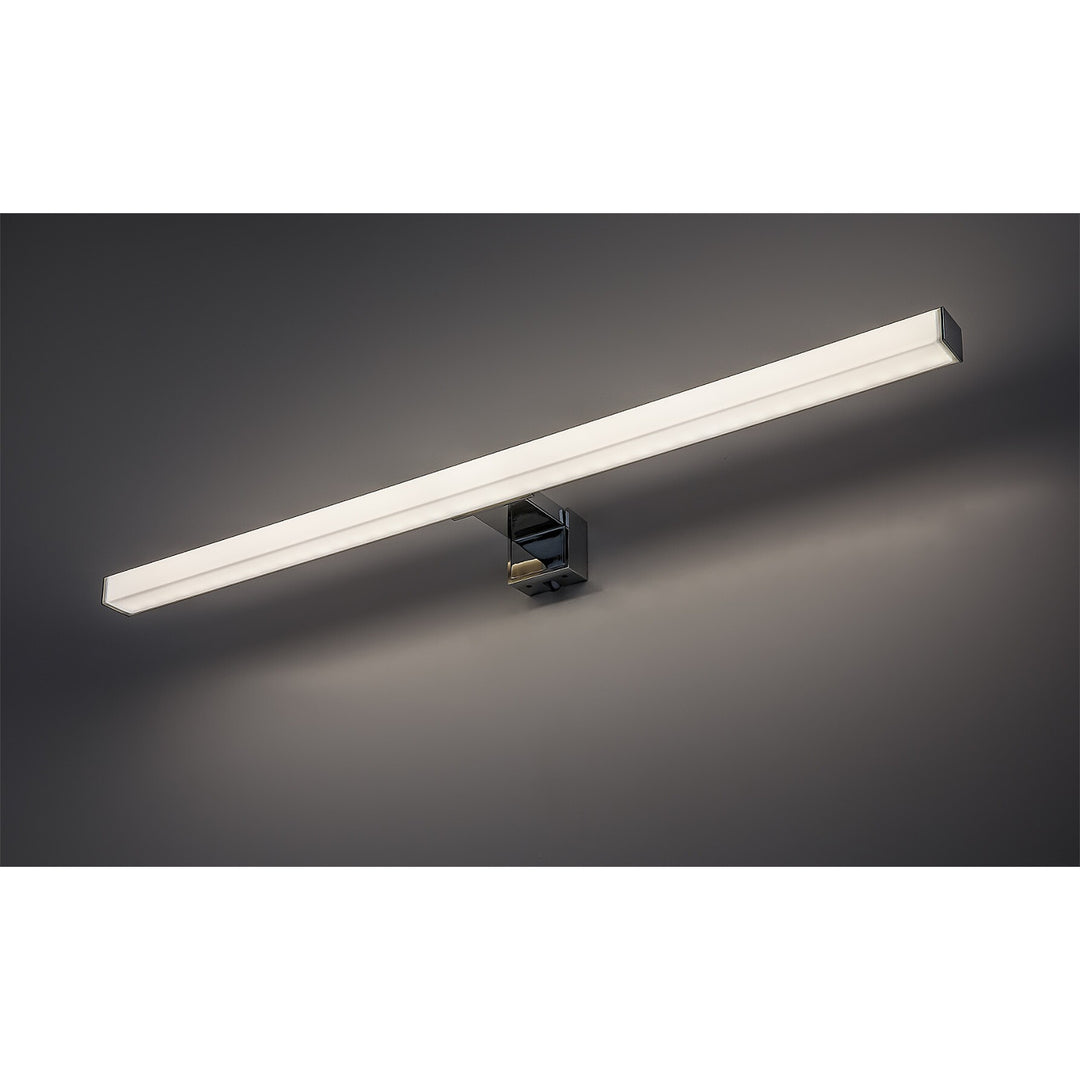Rabalux bathroom light, 9W, natural white 4000K, IP44, chrome, Oliro