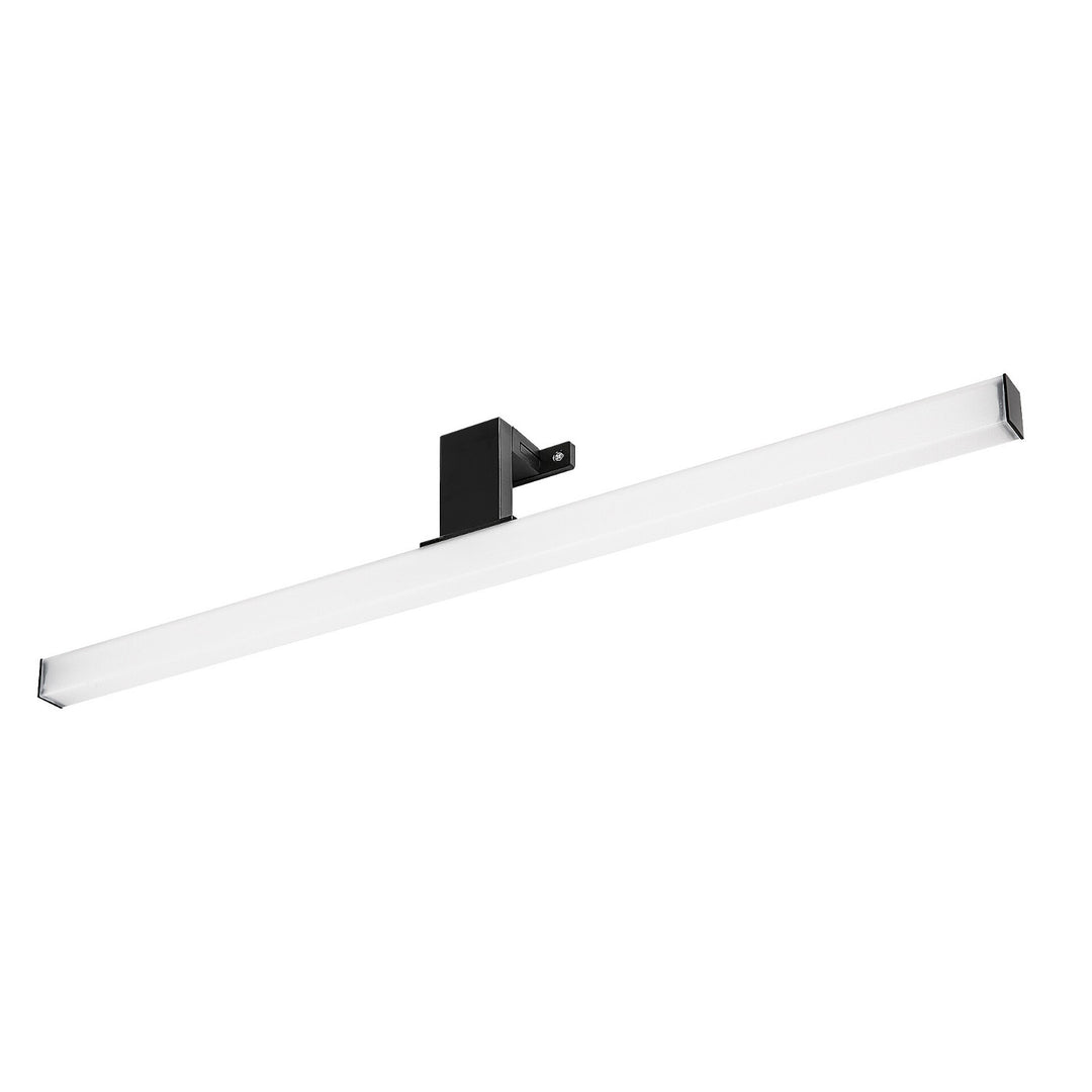 Rabalux bathroom lamp, power 9W, natural white 4000K, IP44. black, Oliro