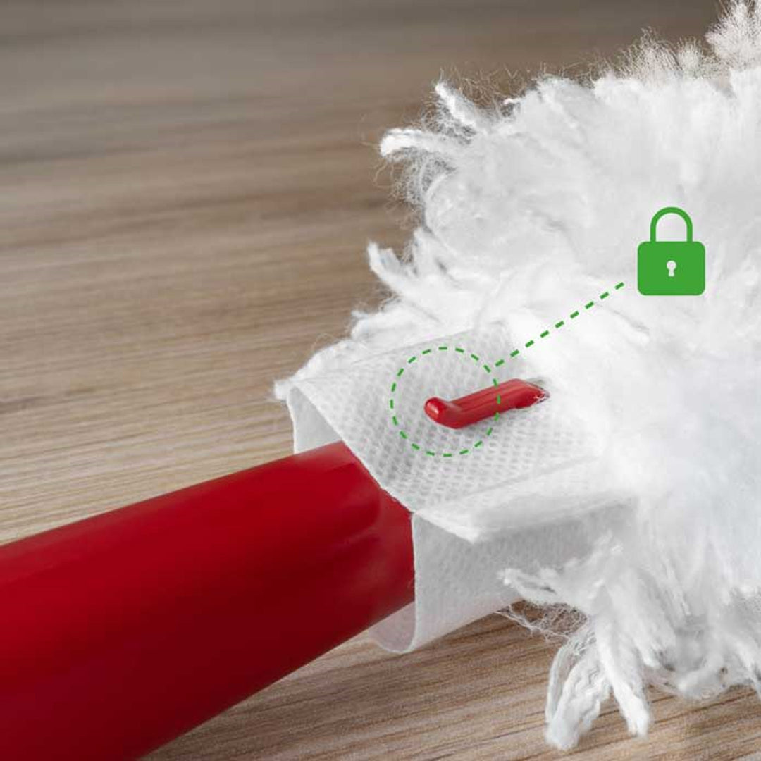 Vileda Flex&Catch dust broom cartridges, 10 pieces, 100% recycled fiber, 360° cartridge