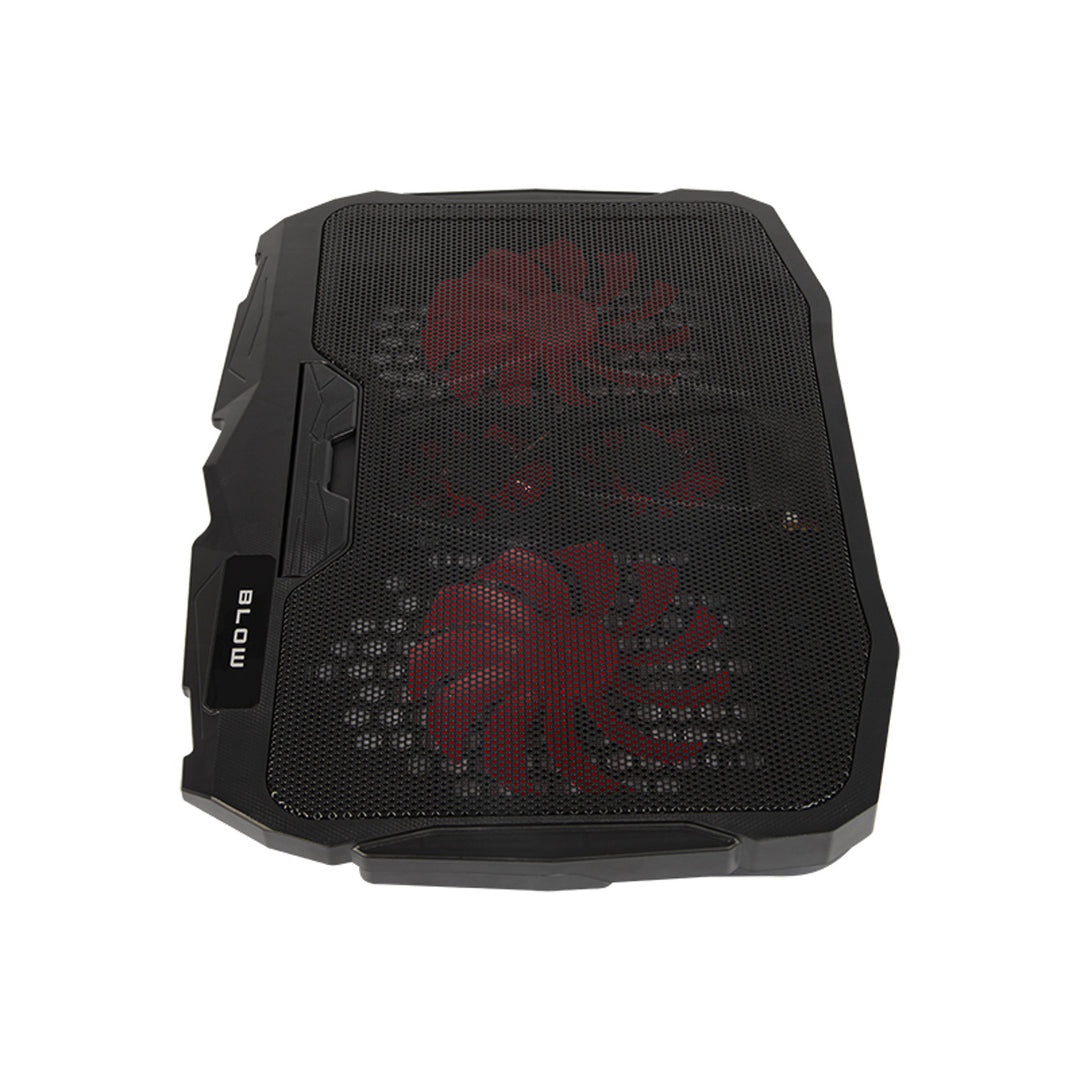 Blow Hurricane laptop cooling stand, four fans, red backlight, built-in USB hub