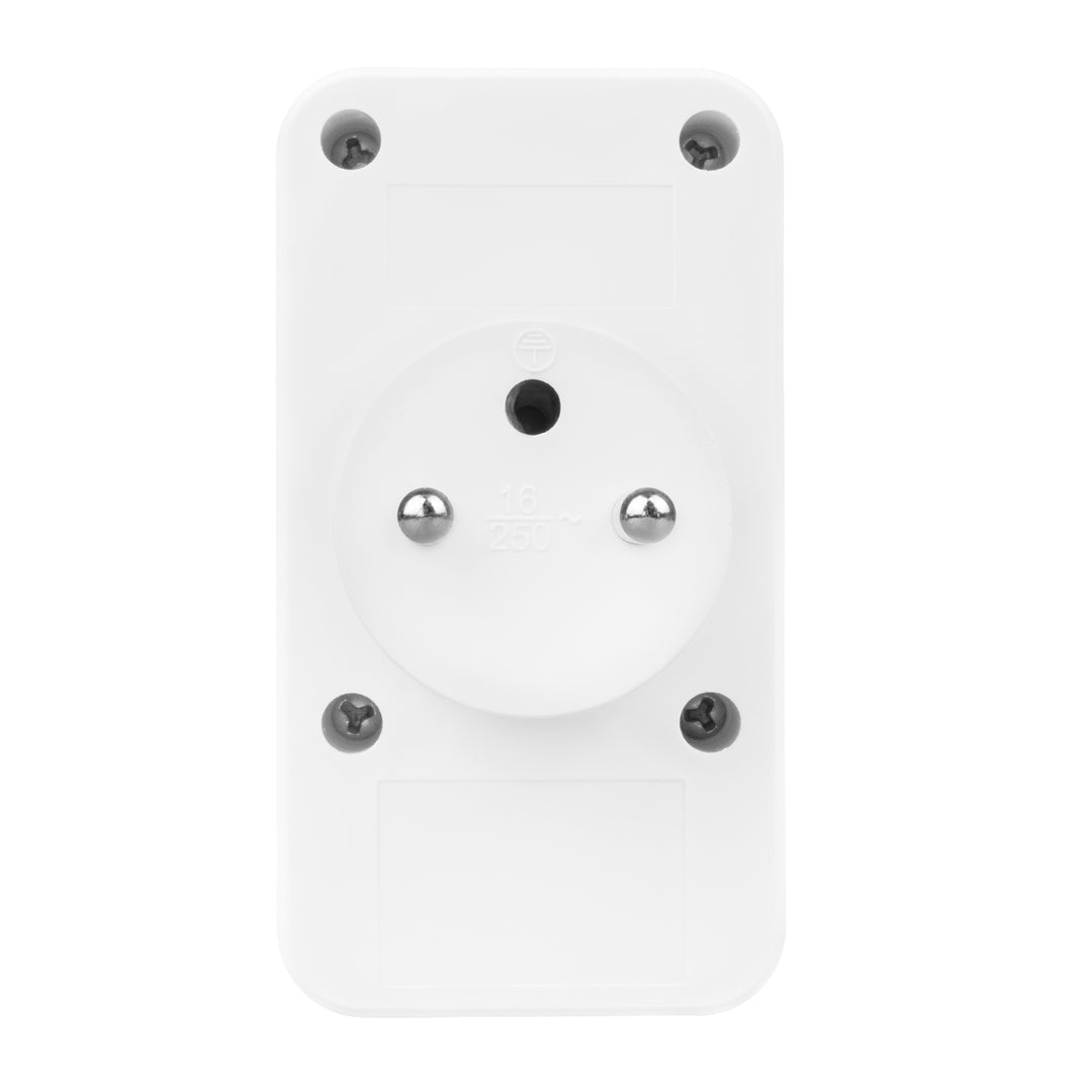 Current socket x2 + 4xUSB Maclean, splitter with 2 sockets, 2xUSB A, 2xUSB C PD 20W, 1x16A + 1x6A, MCE249 F/W, 2 pieces