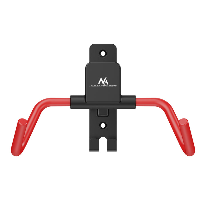 Maclean Fahrradhalterung / Wandhalterung, horizontal, Stahl, max. Belastbarkeit 30 kg, Winkelverstellbar, MC-172