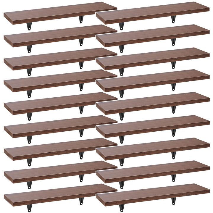 Maclean Wandregale, Satz mit 18 Stück, 8kg max, für Wandmontage, MC-331