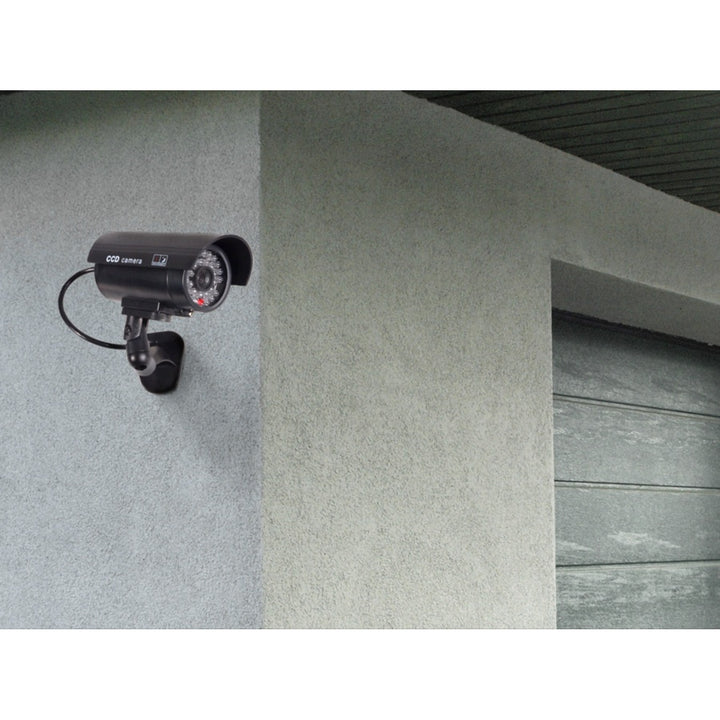 Dummy camera IR9000 B IR LED black flashing light, 2 pieces