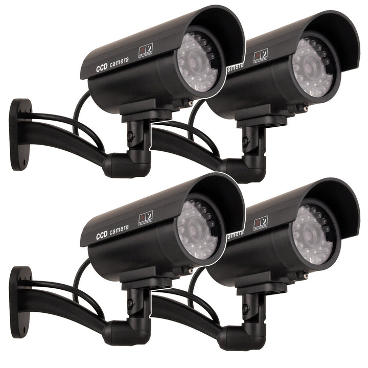 Dummy camera IR9000 B IR LED black flashing light, 4 pieces