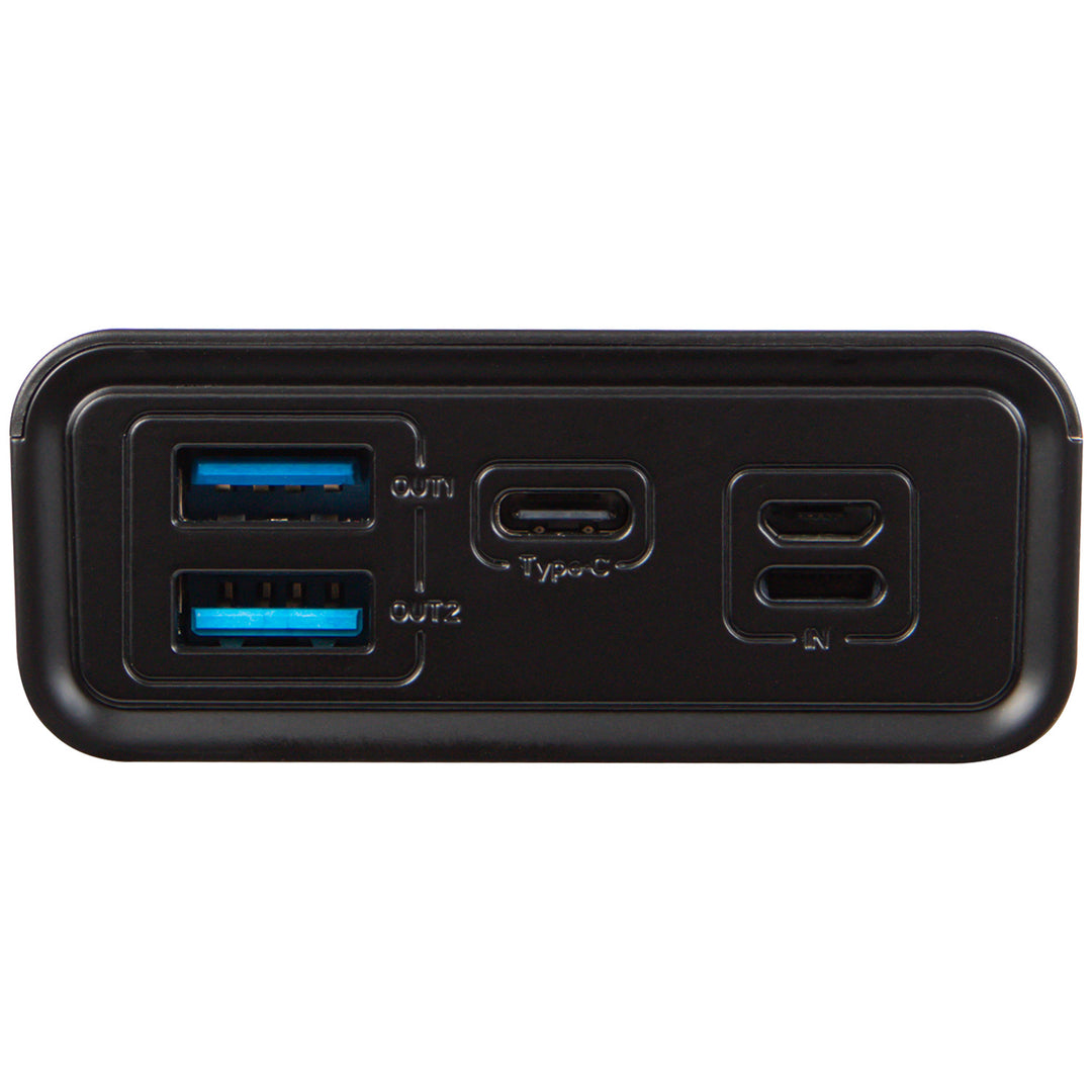 Powerbank 20.000 mAh PB20E Quick Charge 30, Power Delivery 20 W, schwarz, Blow