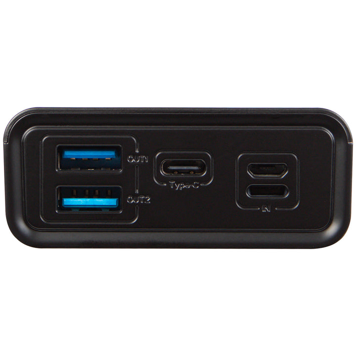 Powerbank 20.000 mAh PB20E Quick Charge 30, Power Delivery 20 W, schwarz, Blow