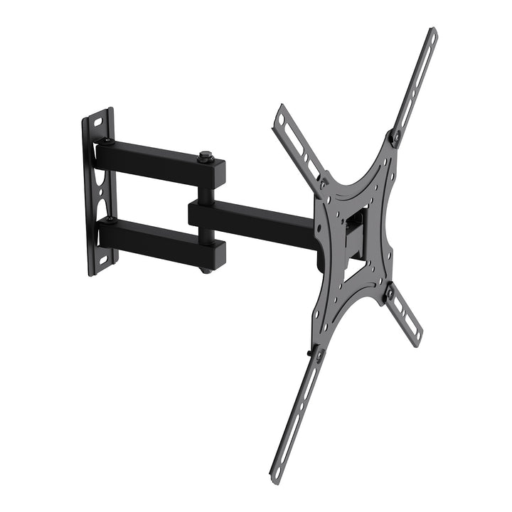 Maclean TV Mount / Bracket, max VESA 400x400, 32-55", up to 25 kg, black, tilt adjustment 0°–-15° and swivel adjustment +90°–-90°, MC-190