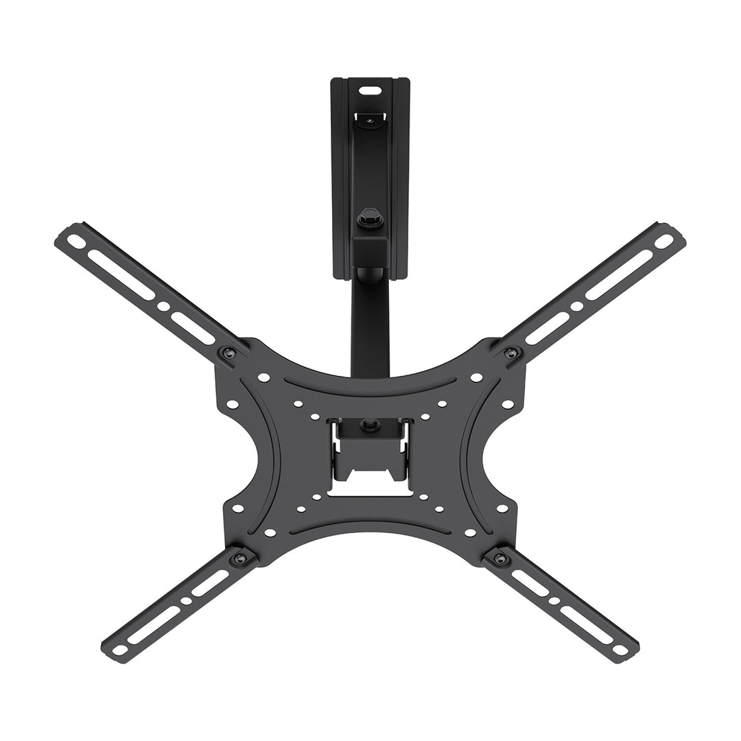 Maclean TV Mount / Bracket, max VESA 400x400, 32-55", up to 25 kg, black, tilt adjustment 0°–-15° and swivel adjustment +90°–-90°, MC-190