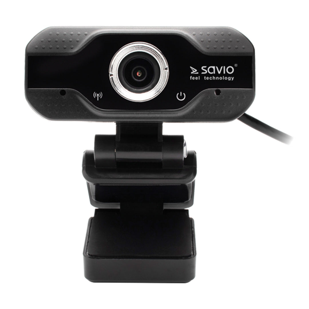 Savio webcam, Full HD 1920x1080 resolution, microphone, USB, SAVCAK-01