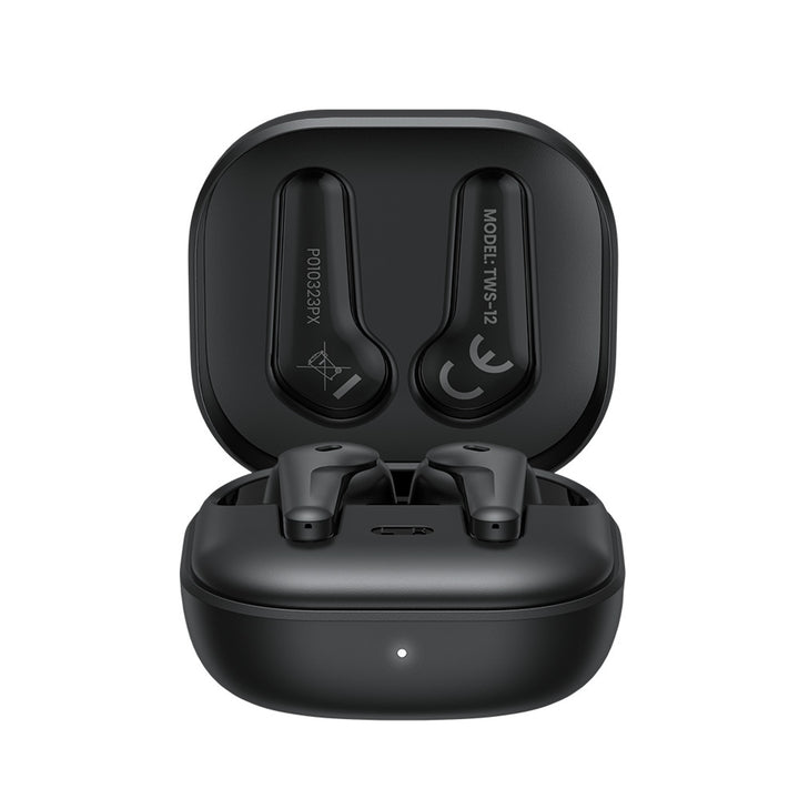Savio Wireless Headphones, Bluetooth 5.3, ANC, USB-C, black