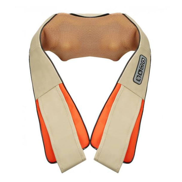 LTC Shiatsu 6D Schultermassagegerät, 3 Geschwindigkeiten, 5V, 24W, Heizfunktion, LED-Hintergrundbeleuchtung, rutschfeste Gurte