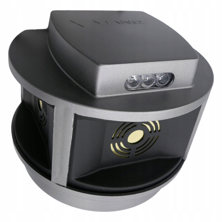 Nagetierabwehr, Marderabwehr, Mäuseabwehr Viano, Ultraschallgenerator, Stroboskopplatte, drei Lautsprecher, Trio-Strob