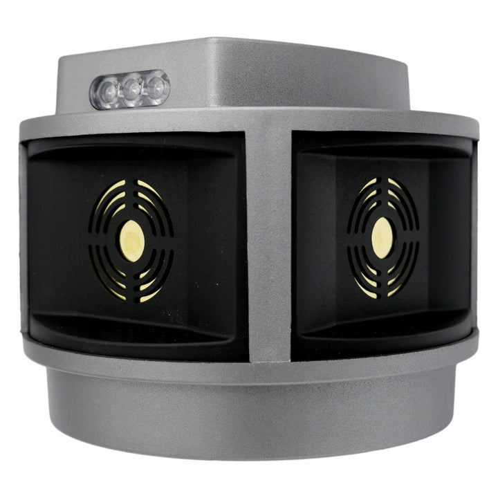 Nagetierabwehr, Marderabwehr, Mäuseabwehr Viano, Ultraschallgenerator, Stroboskopplatte, drei Lautsprecher, Trio-Strob