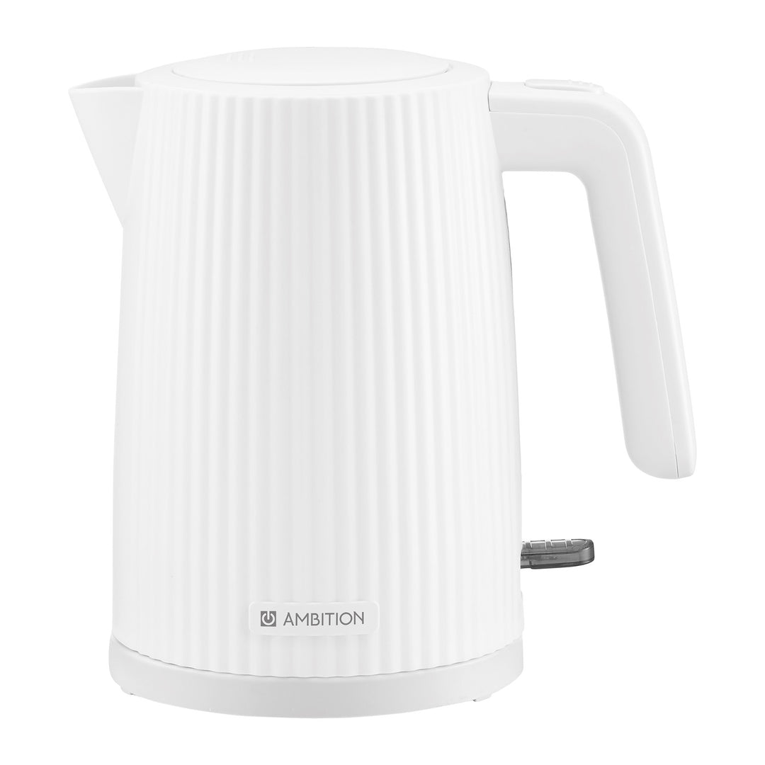 Elektrischer Wasserkocher 1,7 l Curly, Leistung 2200W, weiß AMBITION E – Euroelectronics EU