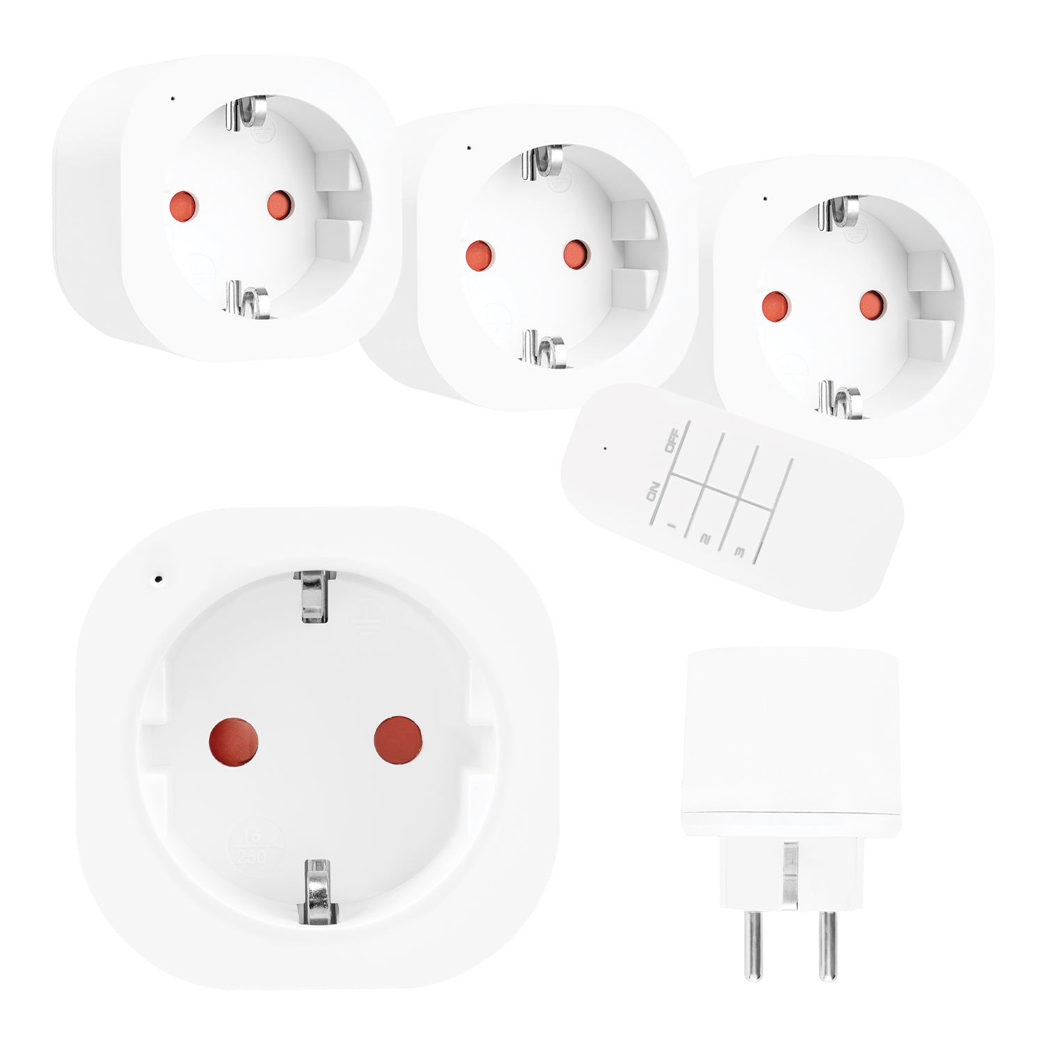 GreenBlue Remote-Controlled Outlets, 3-Pack, Programmable, Range up to ...