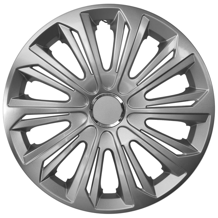 Tapa universal 16'' NRM Strong lacada en plata, 1 unidad