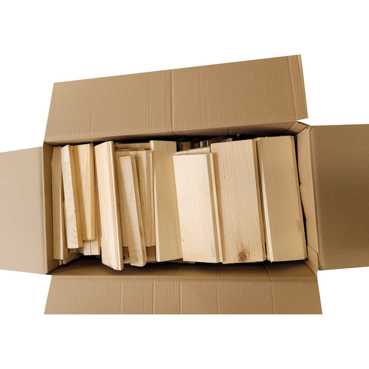 Dry spruce kindling wood 25kg for fireplace grill stove