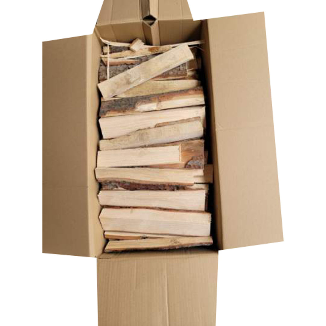 Dry spruce kindling wood 25kg for fireplace grill stove