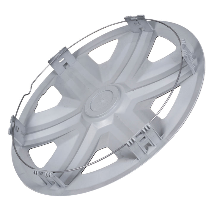 Universal hub cap 15'' NRM Action Doublecolor silver-black 1 piece