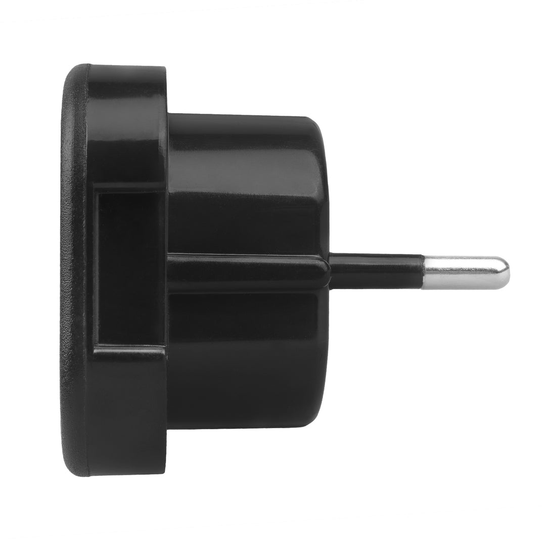 Maclean UK-Steckdose auf EU-Stecker-Adapter, schwarz, MCE72, 4 Stück