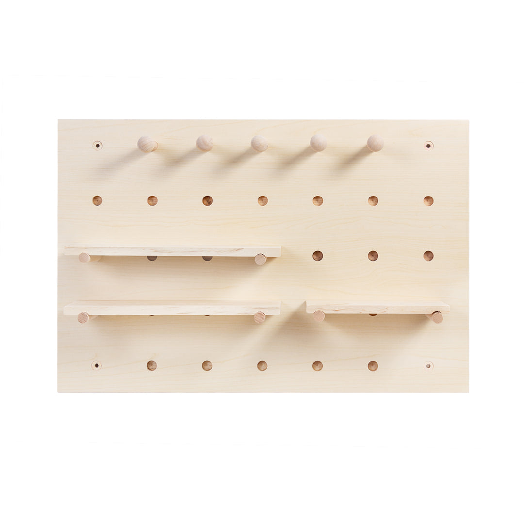 Maclean wooden board organizer, light wood color, 40x60cm, max. 20kg, MC-130 WD, 2 pieces.