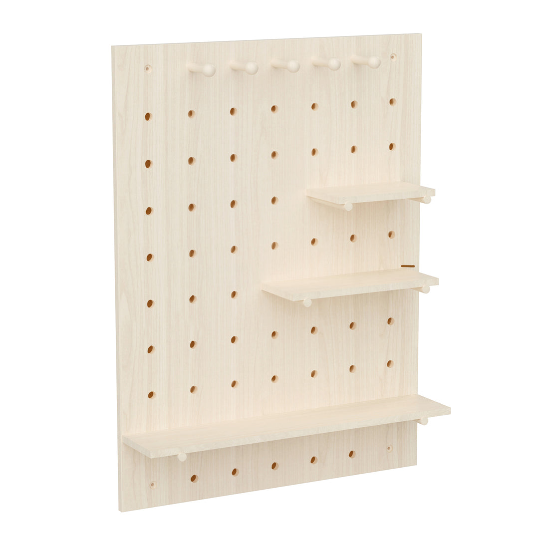 Maclean wooden board organizer, light wood color, 60x80 cm, max. 20 kg, MC-131 WD, 2 pieces
