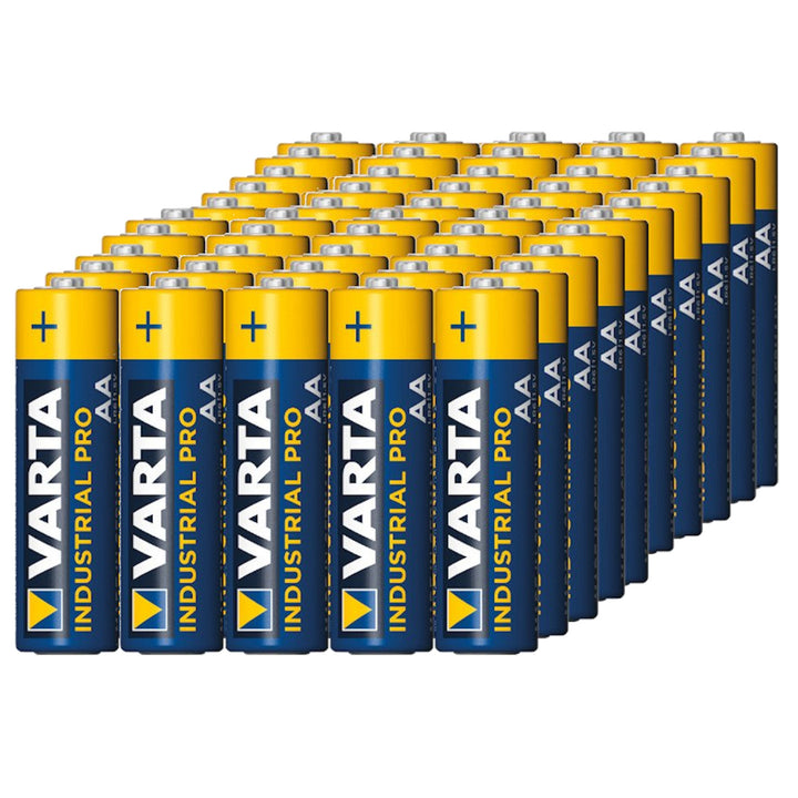 50x R-06 LR6 AA 1.5V alkaline battery Varta Industrial 4006
