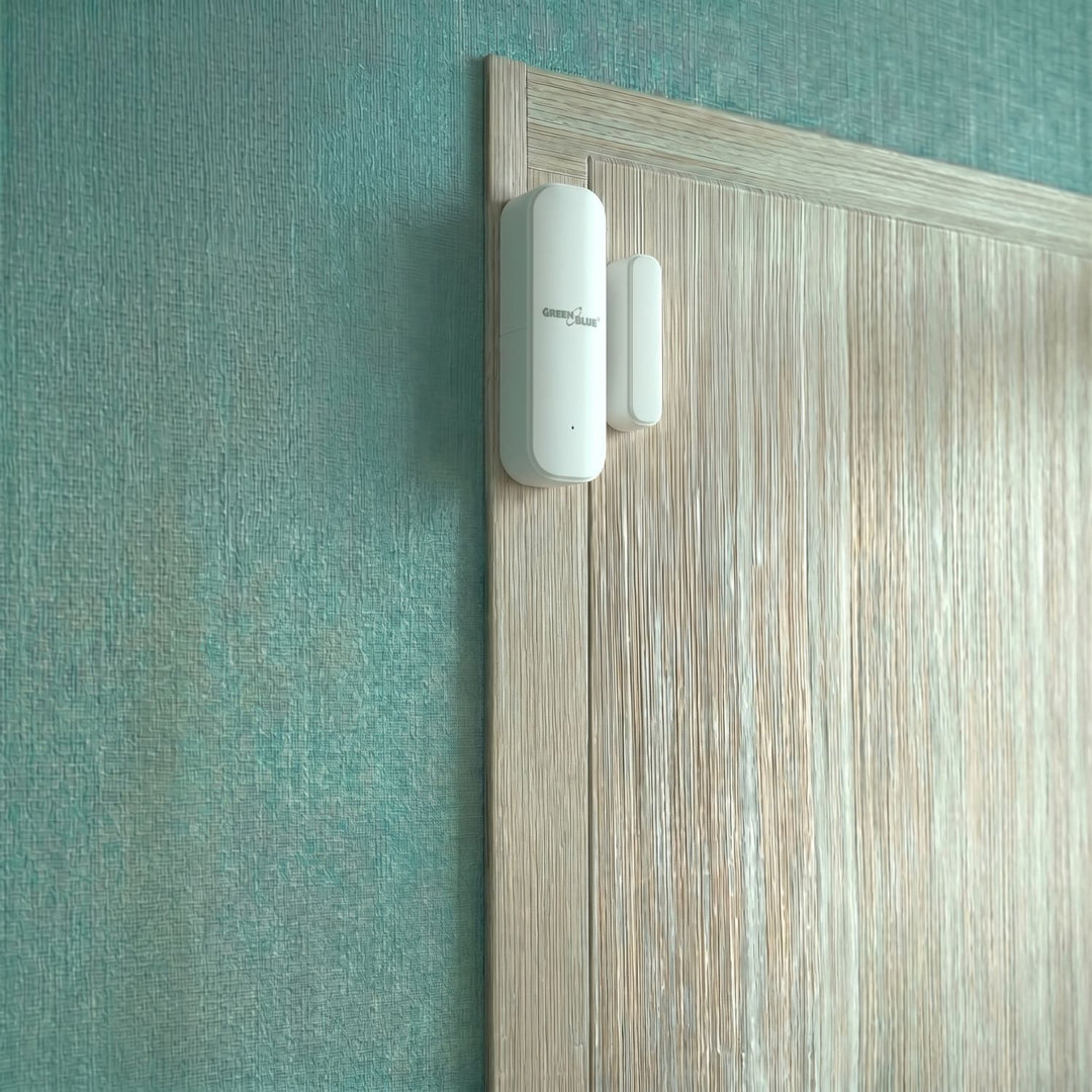 Drahtloser Reed-Schalter / WLAN-Öffnungssensor von GreenBlue, Android/iOS, für Türen / Fenster, 3,0 V DC, LR03x2, GB479 W