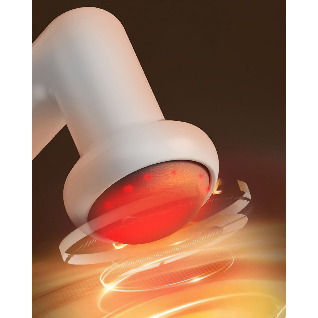 Masajeador anticelulítico, MEDIA-TECH, pistola de masaje, 5 cabezales de masaje, 6 velocidades, MT6536