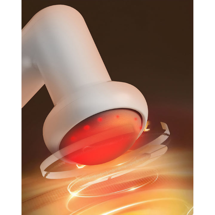 Masajeador anticelulítico, MEDIA-TECH, pistola de masaje, 5 cabezales de masaje, 6 velocidades, MT6536