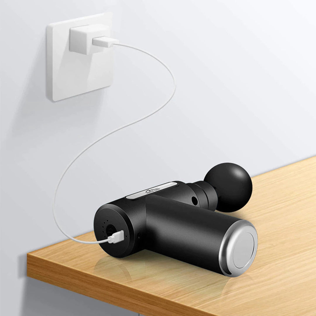 Masajeador para un masaje fácil y rápido de los músculos tensos, Media-tech, 4 cabezales de masaje intercambiables, MT6521