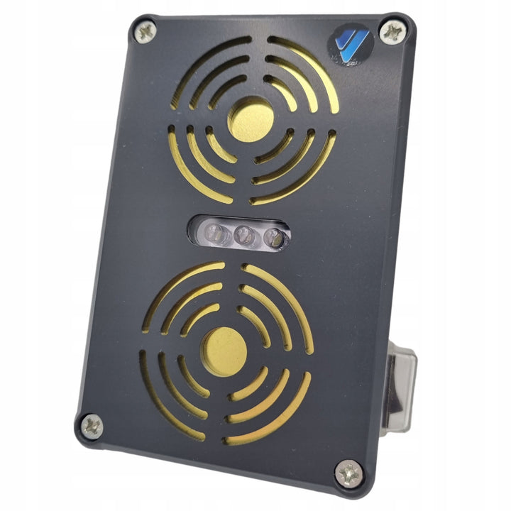 Ahuyentador de roedores, martas, ratones y ratas Viano, generador de ultrasonidos, dos altavoces, Waterstrob