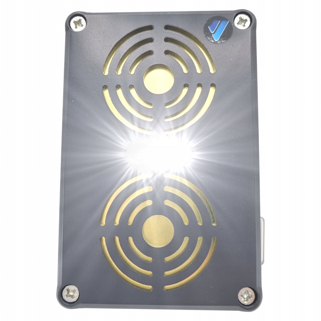 Ahuyentador de roedores, martas, ratones y ratas Viano, generador de ultrasonidos, dos altavoces, Waterstrob