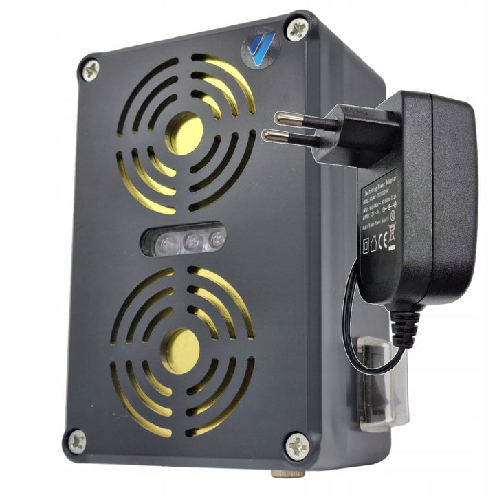 Ahuyentador de roedores, martas, ratones y ratas Viano, generador de ultrasonidos, dos altavoces, Waterstrob