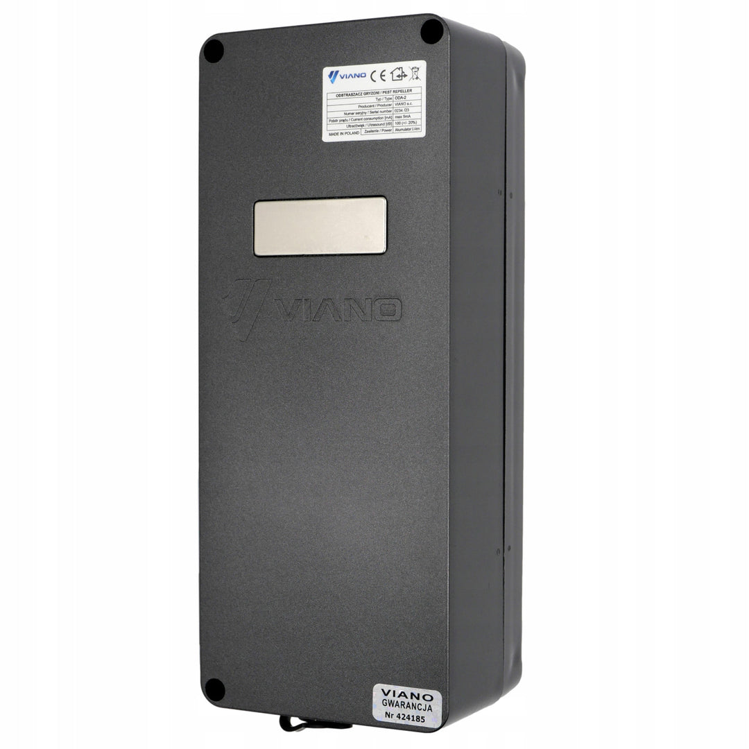 Répulsif pour rongeurs, martres, souris, rats Viano, quatre émetteurs d'ultrasons, batterie Li-ion 4 Ah, King