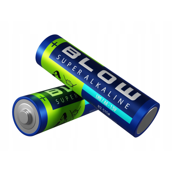 Piles alcalines AA Blow, LR6, tension 1,5 V, lot de 40 pièces