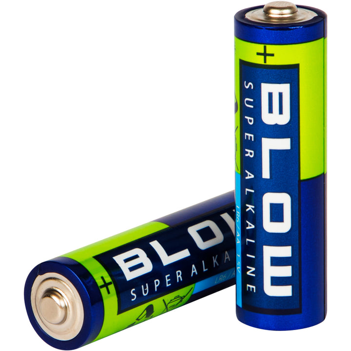 Piles alcalines AA Blow, LR6, tension 1,5 V, lot de 40 pièces