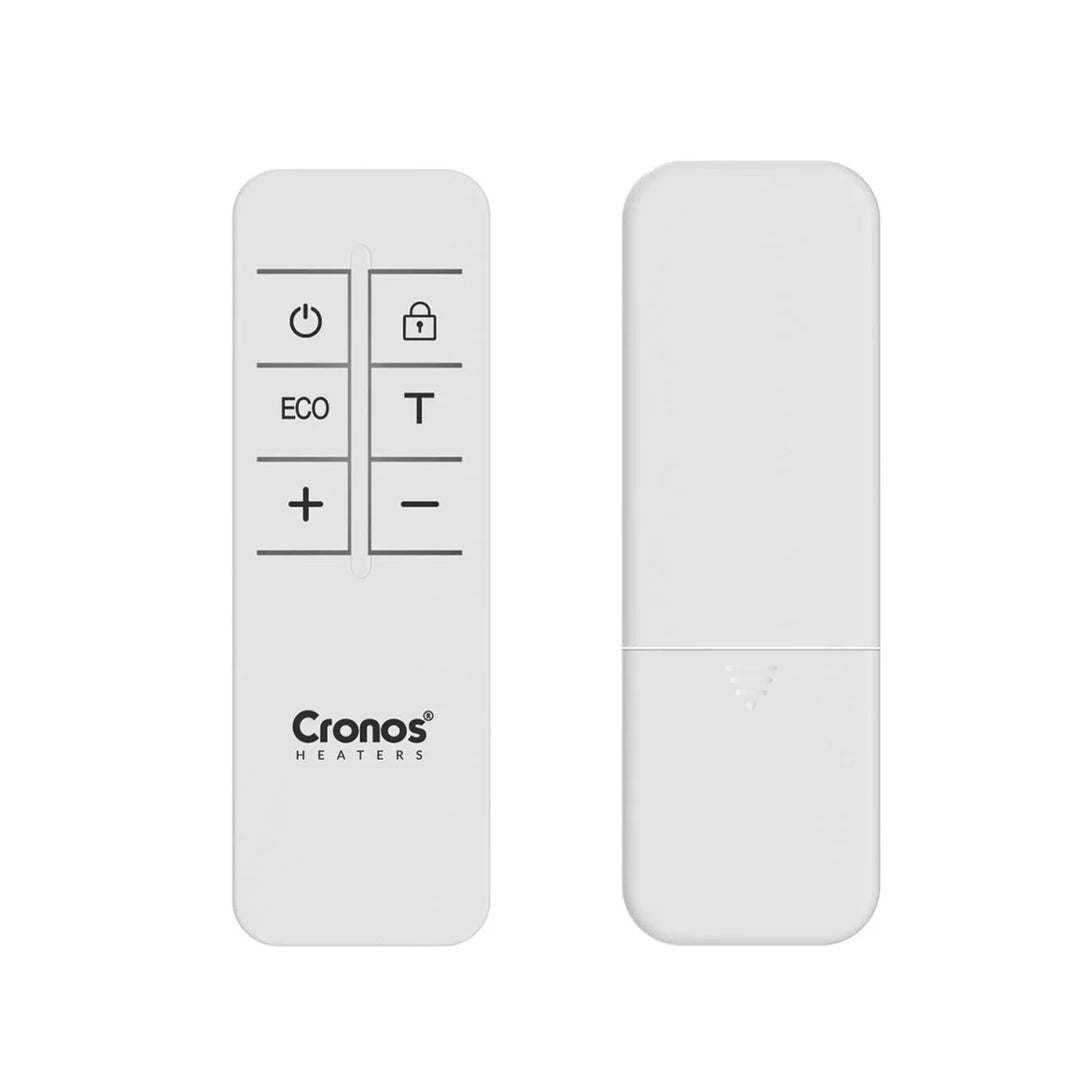 Cronos infrared heater, 800W, ideal for allergy sufferers, matte surface, ultra-thin, built-in thermostat and remote control via phone or remote control, Carbon P800 TWP