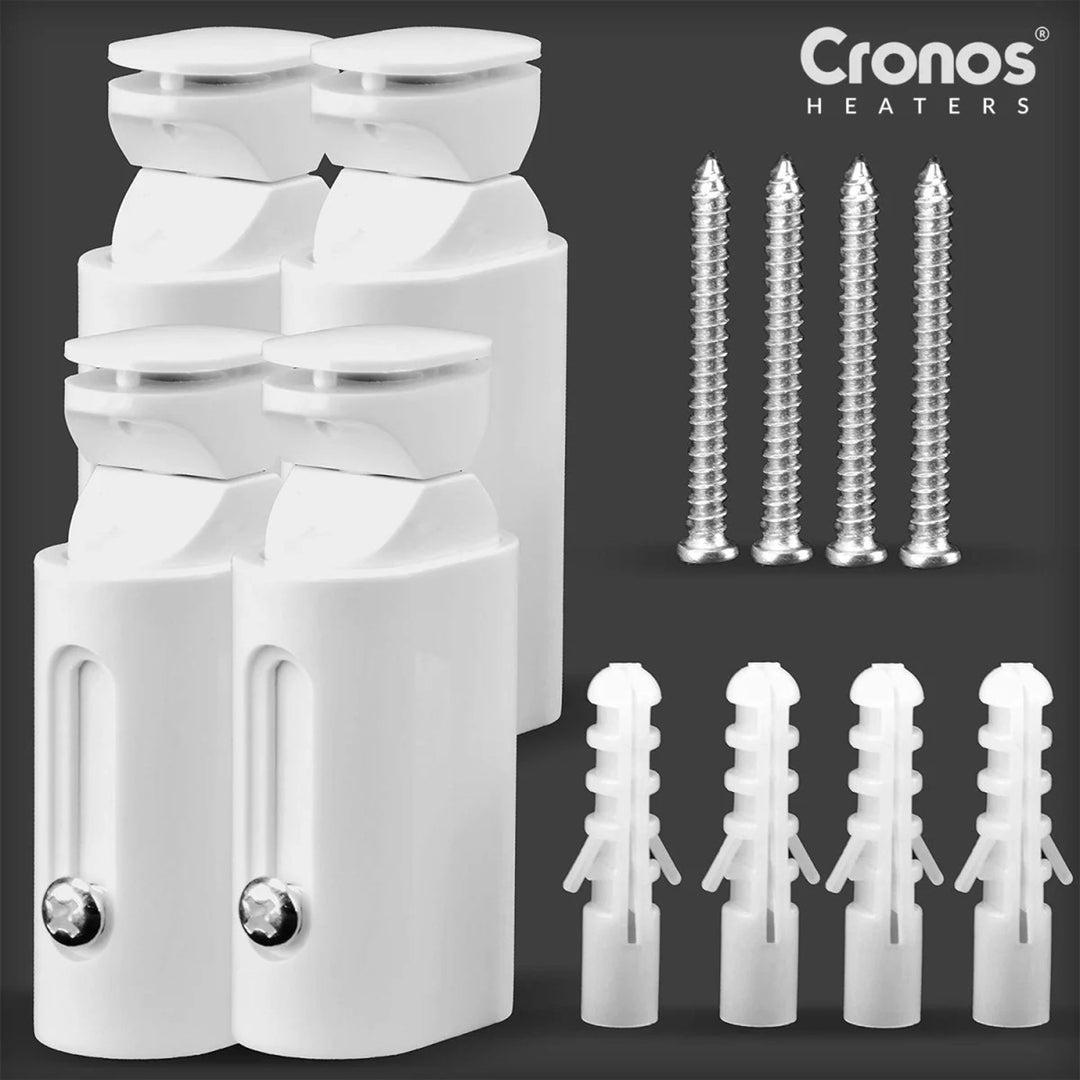 Cronos electric bathroom heater, 500W power, heats rooms up to 6m2, LCD display, AUTO, TIMER, and open window detection functions, TW-500