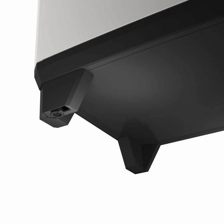 Keter low cabinet, adjustable shelves, reinforced construction, color: gray/black, Pro