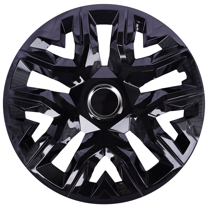 Universal hub cap 14'' NRM Perfecto Black lacquered 1 piece
