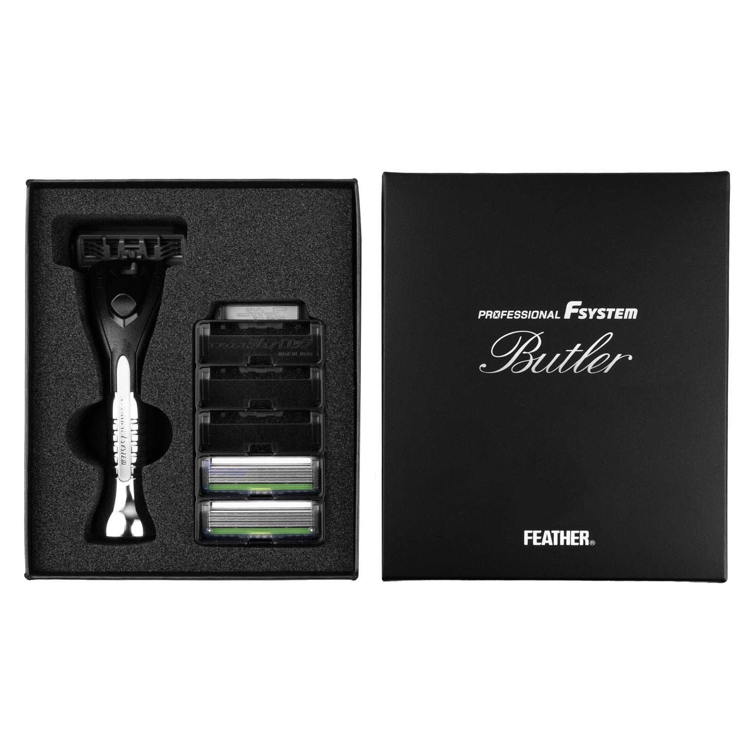 Rasoir Lames Interchangeables Feather Butler PF BT 3 Cartouches rasoir-lames-interchangeables-feather-butler-pf-bt-3-cartouches