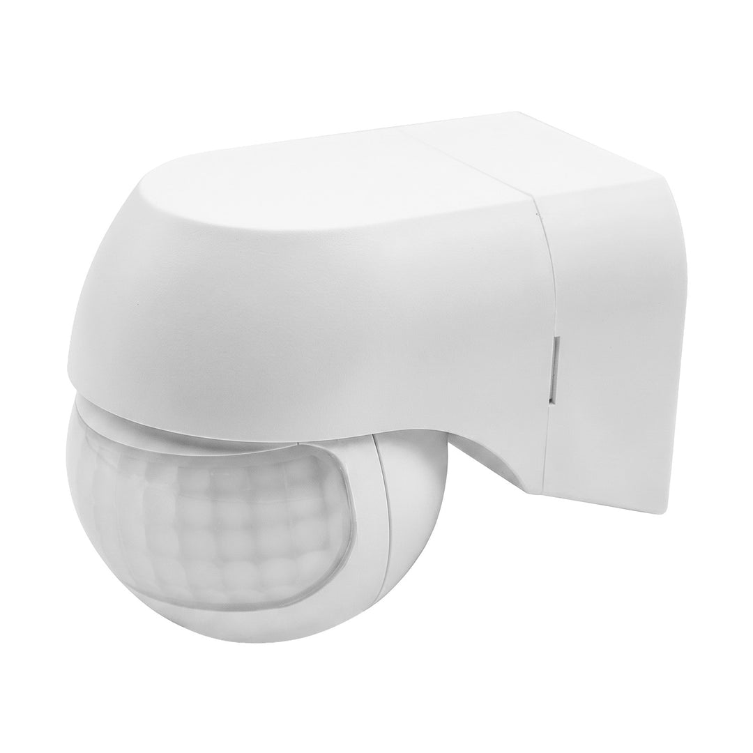 Maclean 12-24V PIR Motion Sensor, Infrared, IP44, White, 12m Range, Max. Load 60/120W, MCE623 W