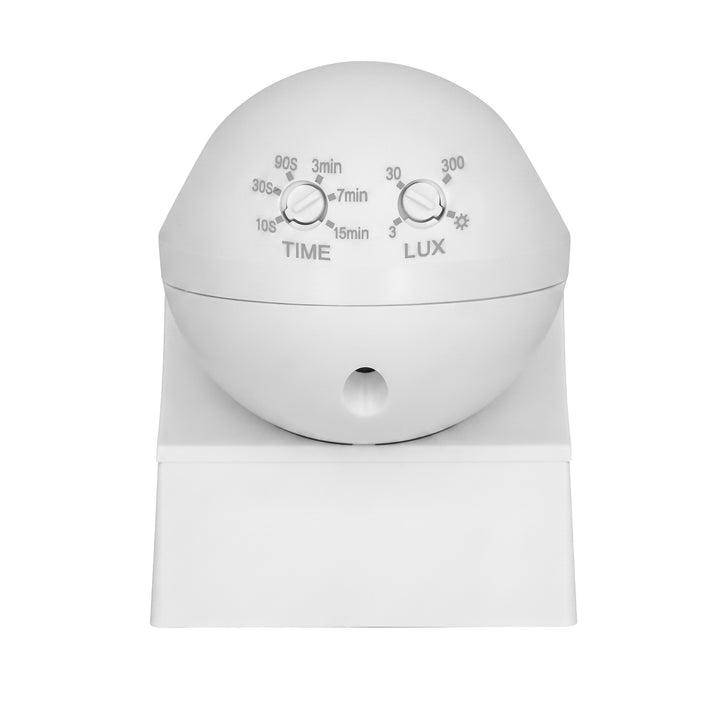 Maclean 12-24V PIR Motion Sensor, Infrared, IP44, White, 12m Range, Max. Load 60/120W, MCE623 W