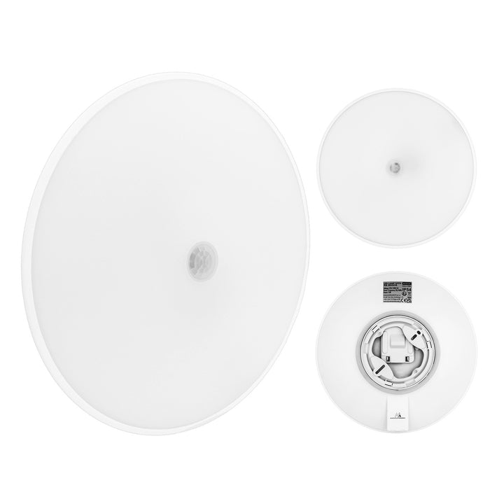 Maclean LED Ceiling Light with PIR Sensor, 15W, 1300 lm, IP54, 220–240 V~ 50/60 Hz, MCE537