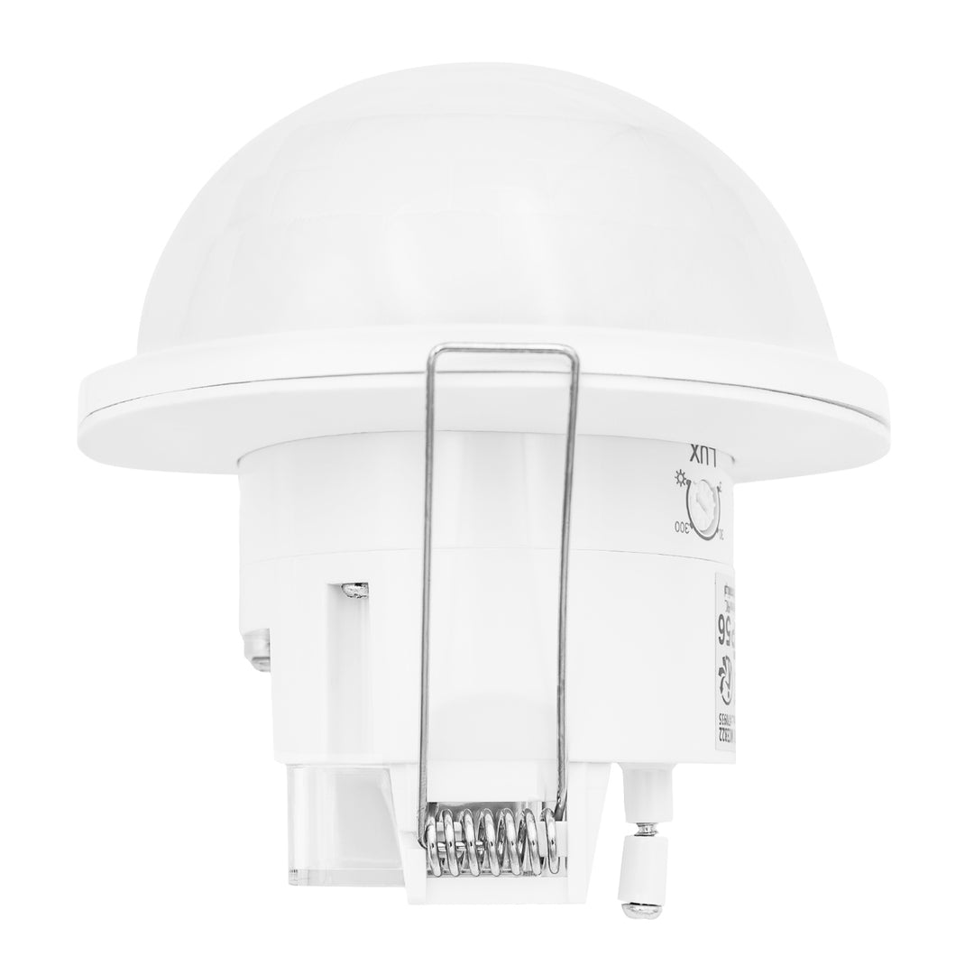 Maclean PIR Motion Sensor, flush-mounted, detection range 10x40m, 1000W/2000W, 220-240V AC, 50/60Hz, IP54, MCE822