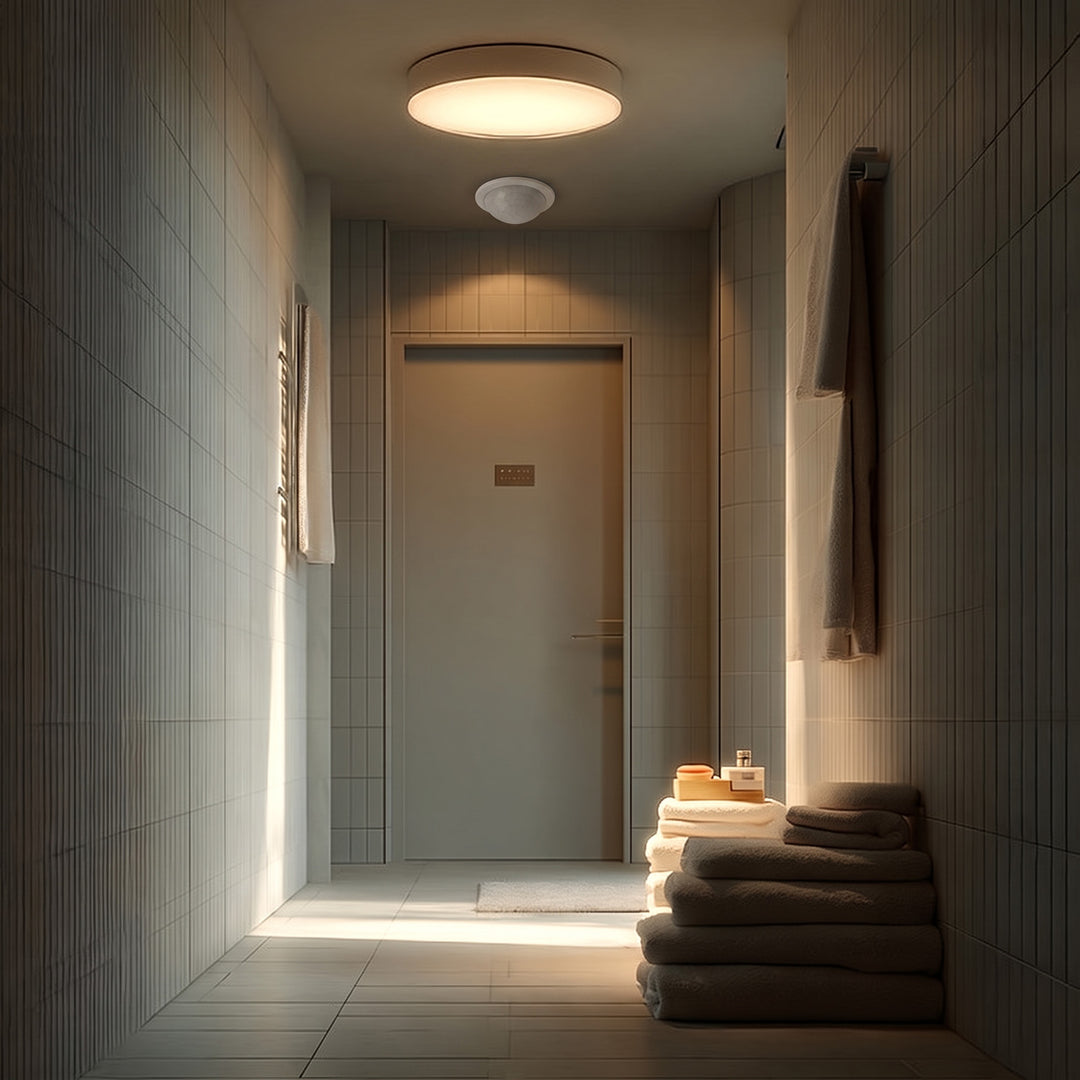 Maclean PIR Motion Sensor, flush-mounted, detection range 10x40m, 1000W/2000W, 220-240V AC, 50/60Hz, IP54, MCE822